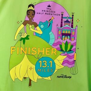 Disney‎ princess half marathon 13.1 miles Tiana 2024. Size 3X